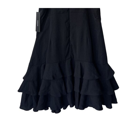 Lulu's The Best Night Dress Sz M NWT Tiered Ruffled Mini Fairy Grunge Cocktail - Picture 9 of 13